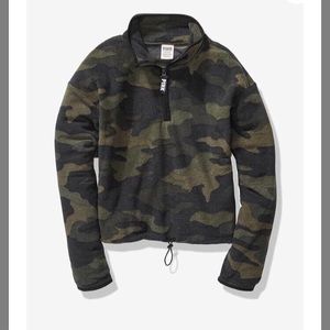 PINK cropped polar fleece🌛